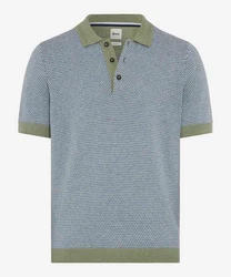 Brax Kurzarmhemd Style PASCAL Türkis/Blau/Hellblau/Grün/Grau