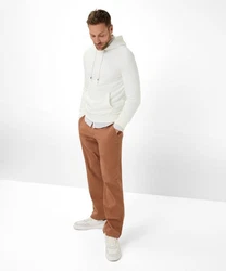 Brax Hoodie Style SULLIVAN Weiß/Creme