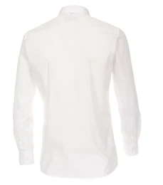Langarmshirt Popeline Hemd uni 006550