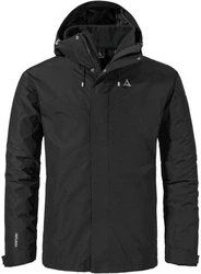 Schöffel Doppeljacke 3in1 Jacket Style Okere MNS Grau/Dunkelgrau/Schwarz/Braun