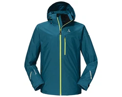 Schöffel Funktionsjacke Kreuzjoch Türkis/Grün/Blau