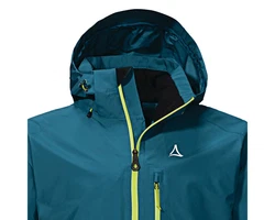 Schöffel Funktionsjacke Kreuzjoch Türkis/Grün/Blau