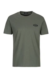 Replay T-Shirt BASIC JERSEY Dunkelgrün