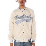 Karl Kani Collegejacke Varsity Bowling Jacket Beige/Hellblau/Creme/Blau