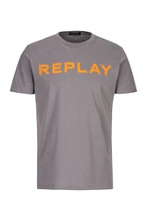 Replay T-Shirt BASIC JERSEY Blau/Rot/Grau/Braun