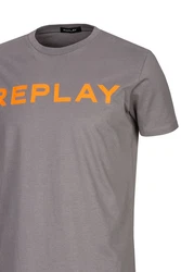Replay T-Shirt BASIC JERSEY Blau/Rot/Grau/Braun