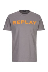 Replay T-Shirt BASIC JERSEY Blau/Rot/Grau/Braun