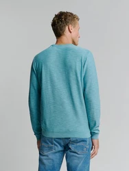 No Excess Pullover Blau/Türkis/Grün/Hellblau