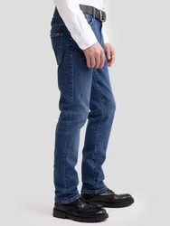 BIG STAR Slim-fit Jeans MARTIN Dunkelblau/Blau/Lila