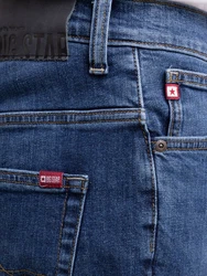 BIG STAR Slim-fit Jeans MARTIN Dunkelblau/Blau/Lila