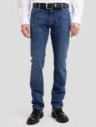 BIG STAR Slim-fit Jeans MARTIN Dunkelblau/Blau/Lila