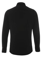 Pure Langarmhemd Schwarz