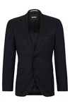 BOSS Sakko Regular-Fit Hellblau/Dunkelblau