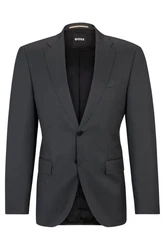 BOSS Sakko Regular-Fit Dunkelgrau/Dunkelblau/Grau