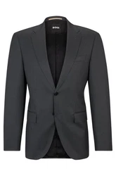 BOSS Sakko Regular-Fit Dunkelgrau/Dunkelblau/Grau
