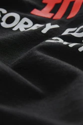 Next Print-Shirt T-Shirt (1-tlg) Schwarz