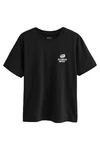 Next Print-Shirt T-Shirt (1-tlg) Schwarz
