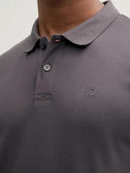 TOM TAILOR Denim Poloshirt Grau/Hellgrau/Dunkelgrau/Schwarz