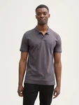 TOM TAILOR Denim Poloshirt Grau/Hellgrau/Dunkelgrau/Schwarz