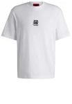 HUGO T-Shirt Deckies_RB Weiß/Grau/Creme/Hellgrau