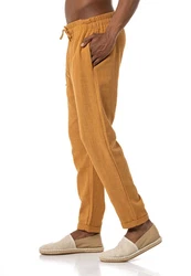 RedBridge Stoffhose mit elastischem Bund Beige/Braun/Khaki/Gelb/Orange