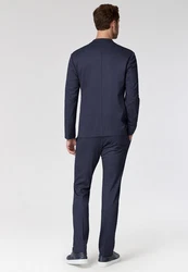 Roy Robson Hosenanzug Slim Fit Dunkelblau/Hellblau/Blau