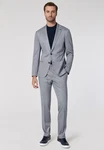 Roy Robson Hosenanzug Slim Fit Grau/Hellblau