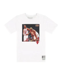 T-Shirt Mitchell and Ness NBA CB P&R T-Shirt Wei Baumwolle