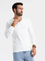 Longsleeve Herren V-Ausschnitt SLIM FIT Longsleeve