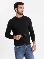 OMBRE Longsleeve SLIM FIT Schwarz