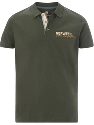 Jan Vanderstorm Poloshirt JAKOV Dunkelgrün/Khaki