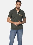 Jan Vanderstorm Poloshirt JAKOV Dunkelgrün/Khaki