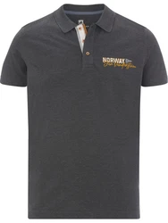 Jan Vanderstorm Poloshirt JAKOV Dunkelgrau/Schwarz/Grau