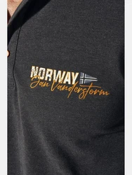 Jan Vanderstorm Poloshirt JAKOV Dunkelgrau/Schwarz/Grau