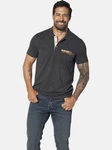Jan Vanderstorm Poloshirt JAKOV Dunkelgrau/Schwarz/Grau