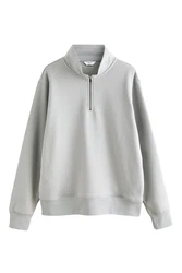 Next Jersey-Sweatshirt mit Reißverschlusskragen 