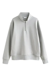 Next Jersey-Sweatshirt mit Reißverschlusskragen 