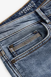 Next Slim-fit-Jeans mit Komfortstretch Blau/Hellblau