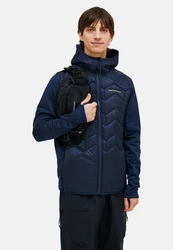 Peak Performance Steppjacke Elevate Liner Hybrid Hood Dunkelblau/Blau/Hellblau