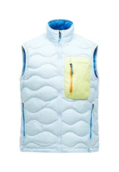 Peak Performance Helium Utility Down Vest Gelb/Blau/Türkis/Hellblau