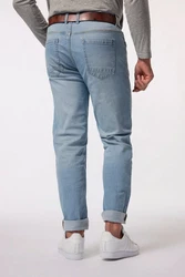 JP1880 5-Pocket Jeans FLEXNAMIC Straight Fit Hellblau/Blau