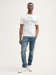 TOM TAILOR Denim Jeans TTAEDAN Blau/Hellblau/Grün