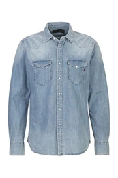 Jeanshemd 7 OZ DEEP BLUE DENIM