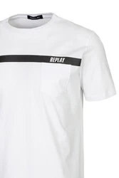 Replay T-Shirt BASIC JERSEY Weiß/Creme