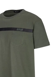 Replay T-Shirt BASIC JERSEY Dunkelgrün