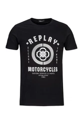 Replay T-Shirt BASIC JERSEY Schwarz/Türkis/Grau/Dunkelblau/Blau