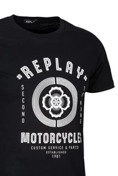Replay T-Shirt BASIC JERSEY Schwarz/Türkis/Grau/Dunkelblau/Blau
