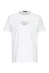 Replay T-Shirt BASIC JERSEY Weiß/Blau/Dunkelblau/Hellblau/Rot/Orange