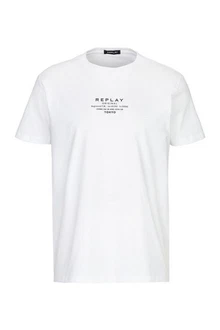Replay T-Shirt BASIC JERSEY Weiß/Blau/Dunkelblau/Hellblau/Rot/Orange