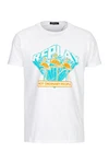Replay T-Shirt BASIC JERSEY Blau/Silber/Hellblau/Weiß/Rot/Creme
